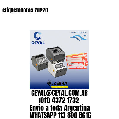 etiquetadoras zd220