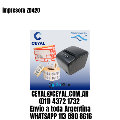 impresora ZD420