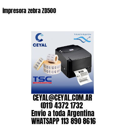impresora zebra ZD500