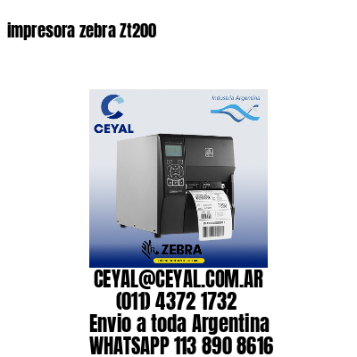 impresora zebra Zt200