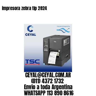impresora zebra tlp 2824