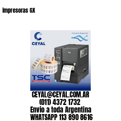 impresoras GX