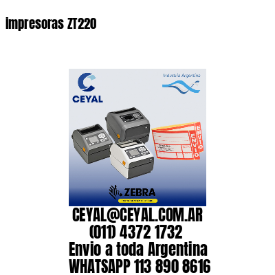 impresoras ZT220