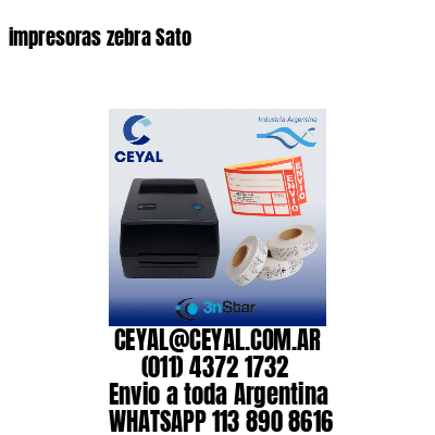 impresoras zebra Sato