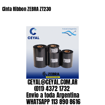 Cinta Ribbon ZEBRA ZT230