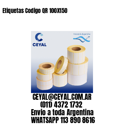 Etiquetas Codigo QR 100X150