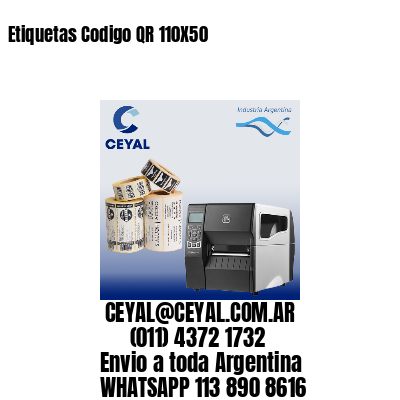 Etiquetas Codigo QR 110X50