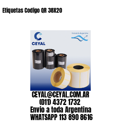 Etiquetas Codigo QR 38X20