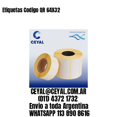 Etiquetas Codigo QR 64X32