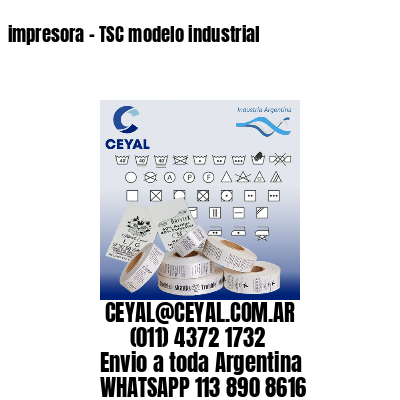 impresora – TSC modelo industrial