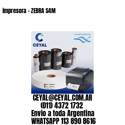 impresora – ZEBRA S4M