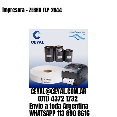 impresora – ZEBRA TLP 2844