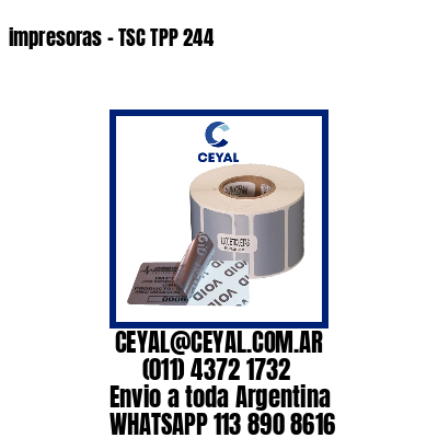 impresoras – TSC TPP 244