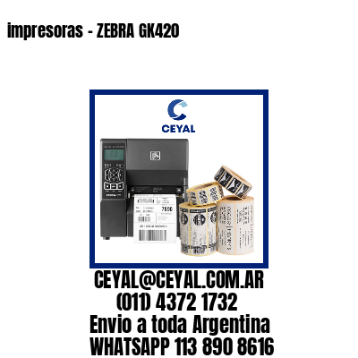 impresoras – ZEBRA GK420
