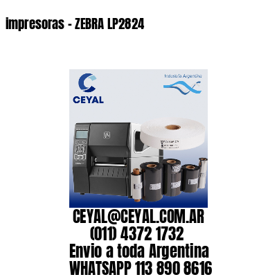 impresoras – ZEBRA LP2824