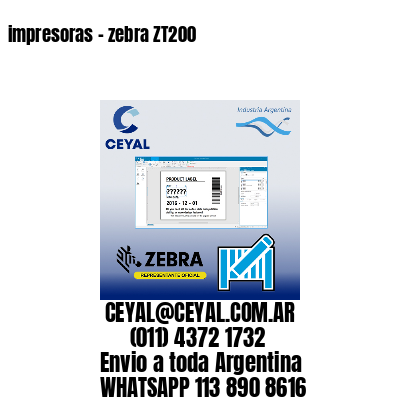 impresoras – zebra ZT200