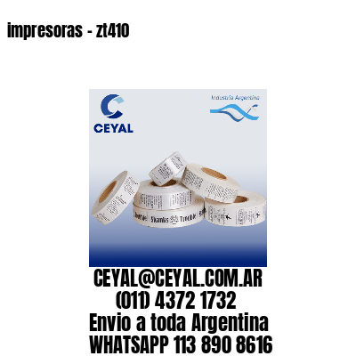 impresoras – zt410