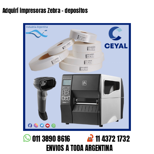 Adquirí impresoras Zebra – depositos
