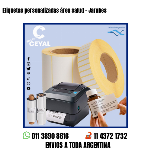 Etiquetas personalizadas área salud – Jarabes