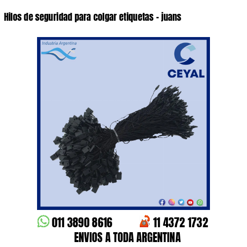 Hilos de seguridad para colgar etiquetas – juans