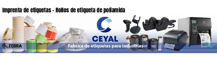 Imprenta de etiquetas - Rollos de etiqueta de poliamida