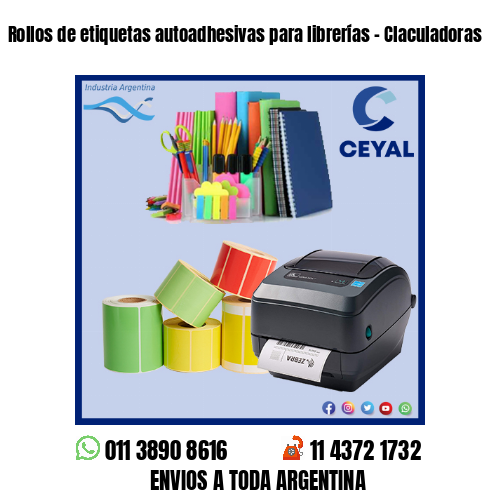 Rollos de etiquetas autoadhesivas para librerías – Claculadoras