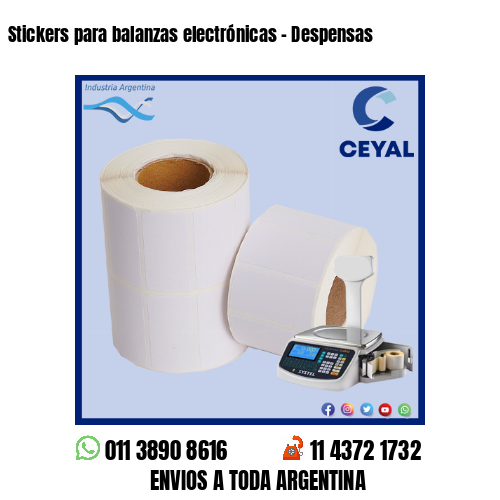 Stickers para balanzas electrónicas – Despensas