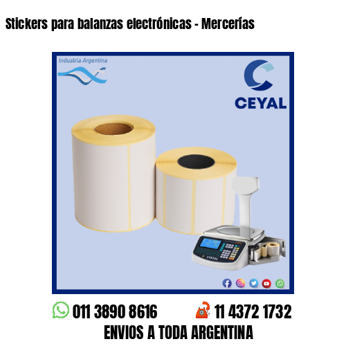 Stickers para balanzas electrónicas – Mercerías
