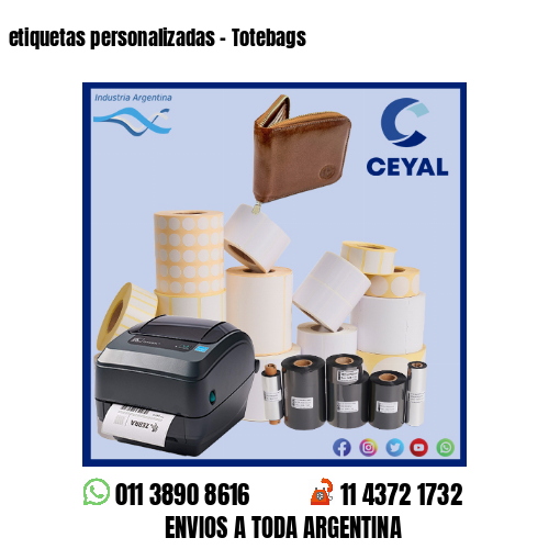 etiquetas personalizadas – Totebags
