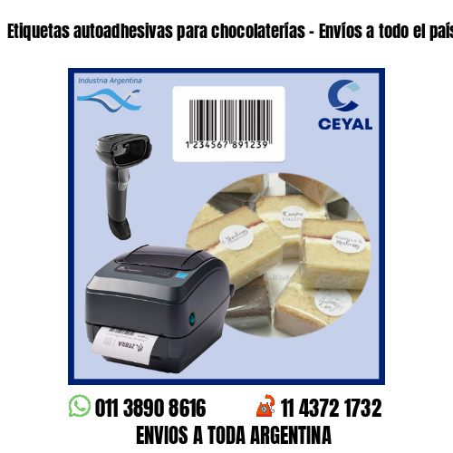 Etiquetas autoadhesivas para chocolaterías – Envíos a todo el país!