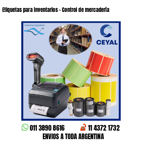 Etiquetas para inventarios – Control de mercadería