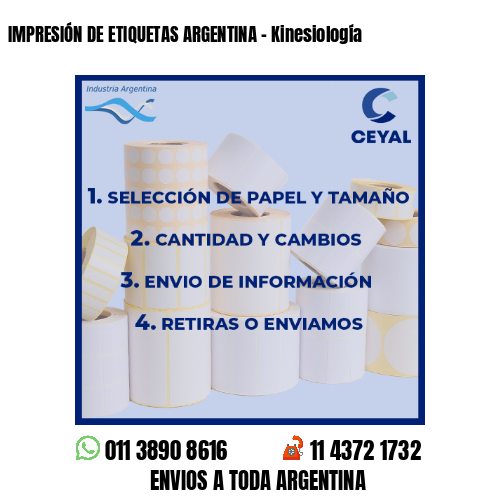 IMPRESIÓN DE ETIQUETAS ARGENTINA – Kinesiología