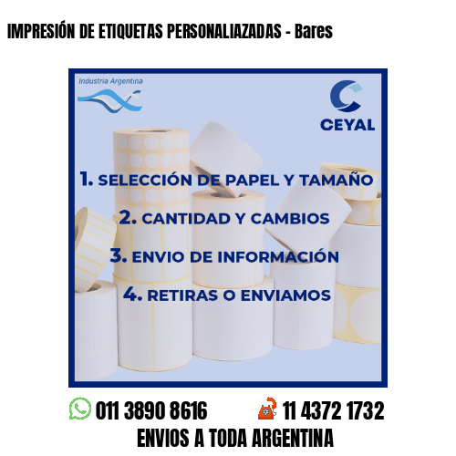 IMPRESIÓN DE ETIQUETAS PERSONALIAZADAS – Bares