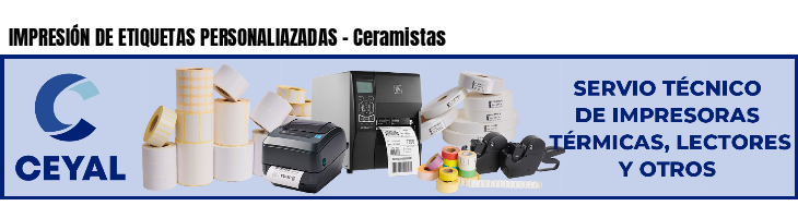 IMPRESIÓN DE ETIQUETAS PERSONALIAZADAS - Ceramistas