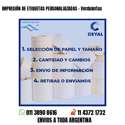 IMPRESIÓN DE ETIQUETAS PERSONALIAZADAS – Verdulerías