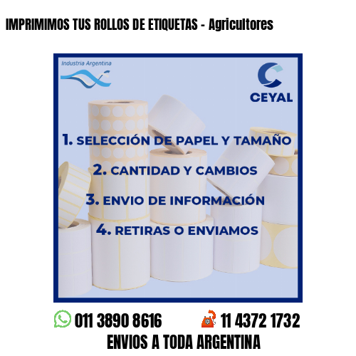 IMPRIMIMOS TUS ROLLOS DE ETIQUETAS – Agricultores