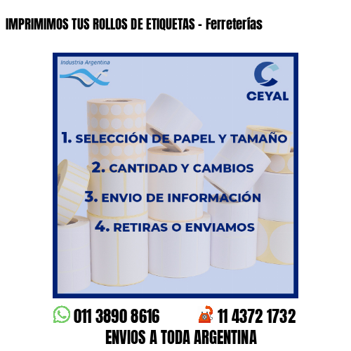 IMPRIMIMOS TUS ROLLOS DE ETIQUETAS – Ferreterías