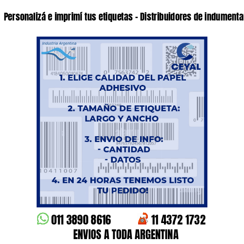Personalizá e imprimí tus etiquetas – Distribuidores de indumentaria