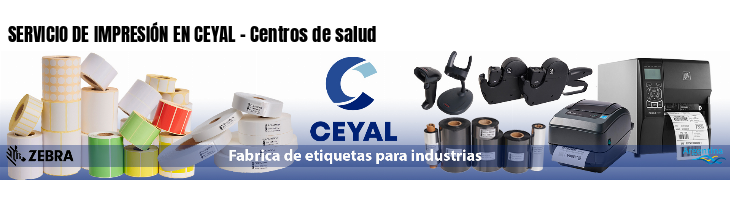 SERVICIO DE IMPRESIÓN EN CEYAL - Centros de salud