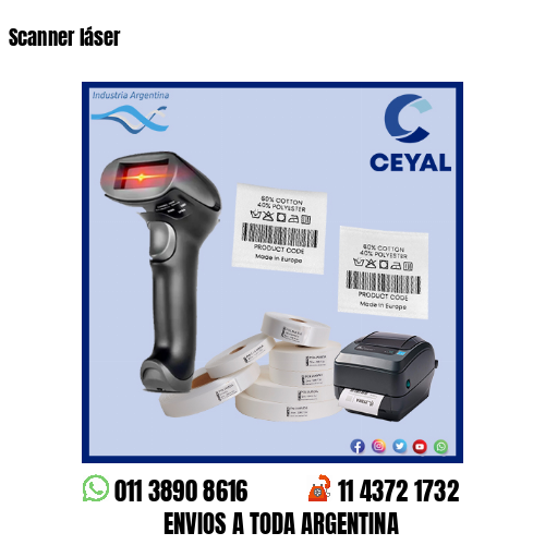 Scanner láser