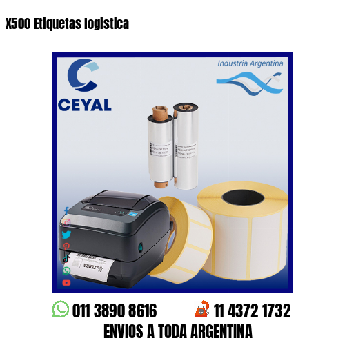 X500 Etiquetas logistica