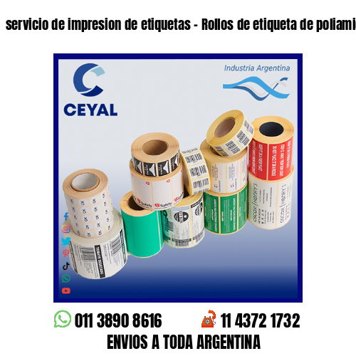 servicio de impresion de etiquetas – Rollos de etiqueta de poliamida