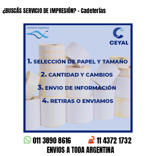 ¿BUSCÁS SERVICIO DE IMPRESIÓN? – Cadeterías