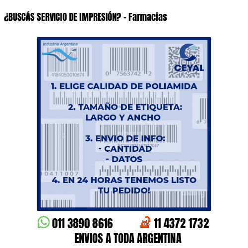 ¿BUSCÁS SERVICIO DE IMPRESIÓN? – Farmacias