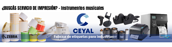 ¿BUSCÁS SERVICIO DE IMPRESIÓN? - Instrumentos musicales