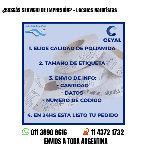 ¿BUSCÁS SERVICIO DE IMPRESIÓN? – Locales Naturistas