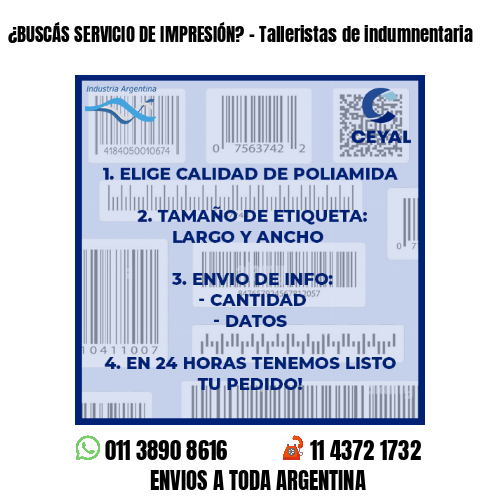 ¿BUSCÁS SERVICIO DE IMPRESIÓN? – Talleristas de indumnentaria