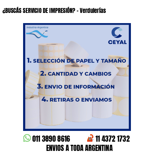 ¿BUSCÁS SERVICIO DE IMPRESIÓN? – Verdulerías