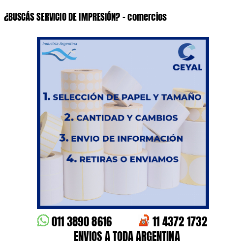 ¿BUSCÁS SERVICIO DE IMPRESIÓN? – comercios
