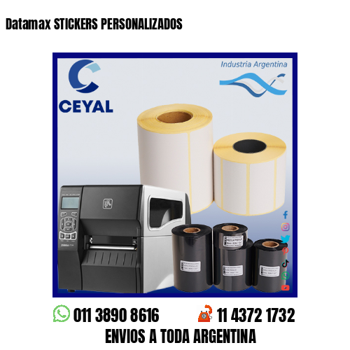 Datamax STICKERS PERSONALIZADOS